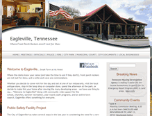 Tablet Screenshot of eaglevilletn.com